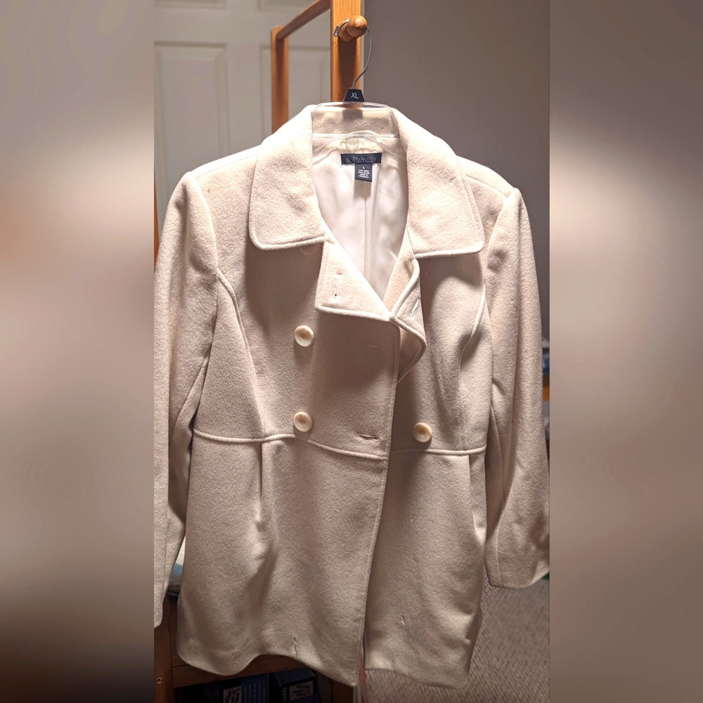 Style and Co cream pea coat